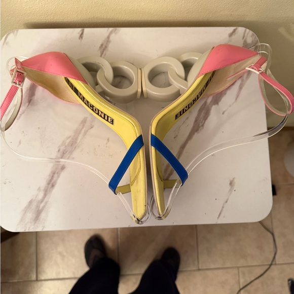 Kat Maconie Color Block Sculpture Pumps, EUC, Size 10 - Picture 4 of 15